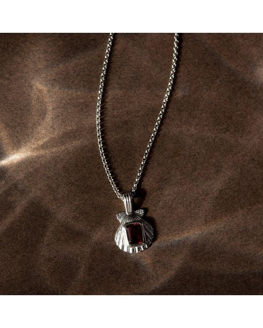 Zoe & Morgan Metallic Cordelia Necklace
