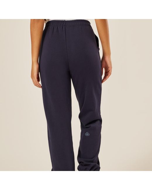 Be Athletica Blue Varsity Athletica Sweatpants