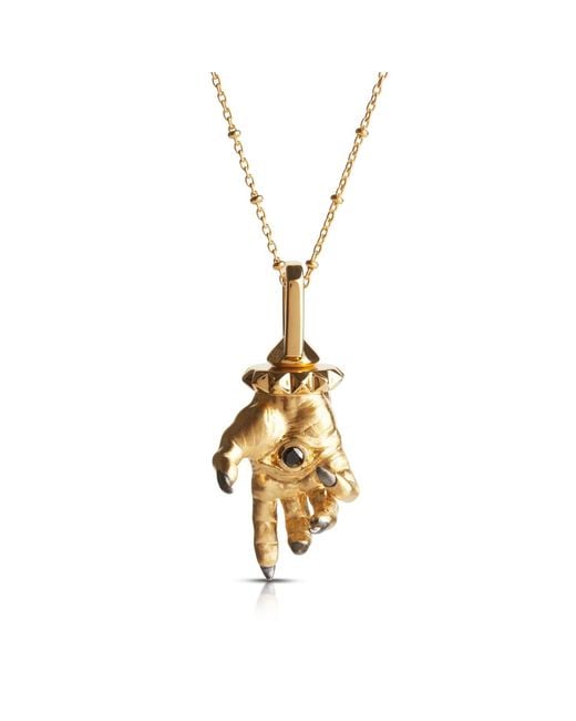 Kasun Metallic Hand Of The Protector Pendant for men