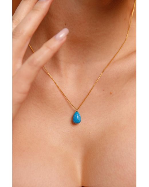 Katy Faye Blue December Necklace