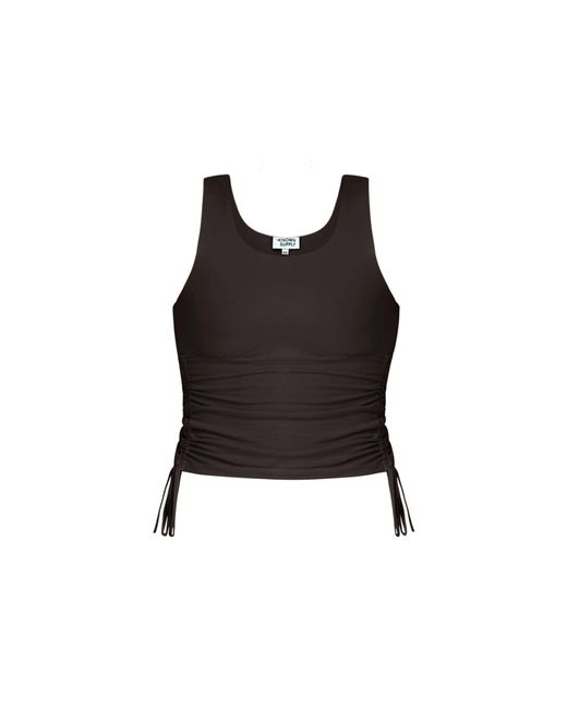 Known Supply Black Side Tie Tank