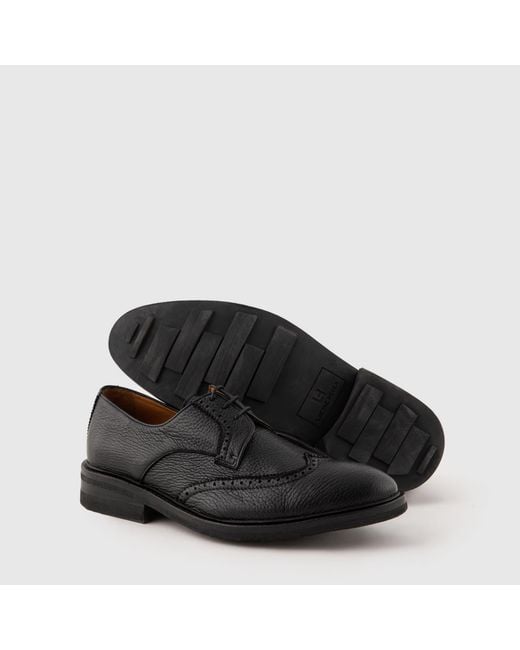 Mariano Shoes Black Vade Derby for men