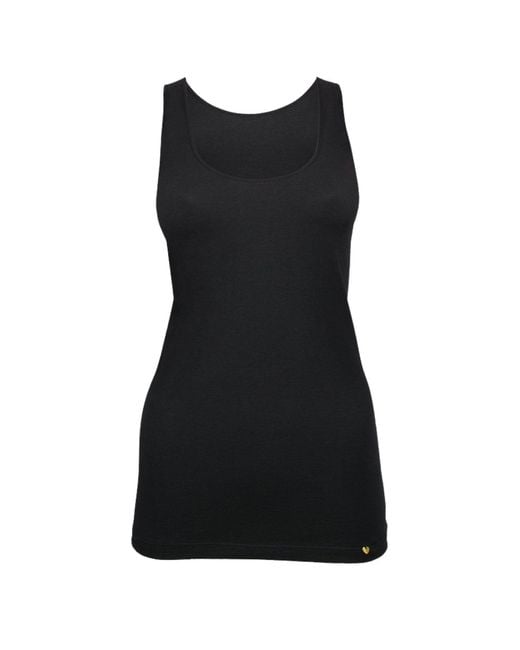 Zd - Zero Defects Black Juno Tank Top Soy Fiber