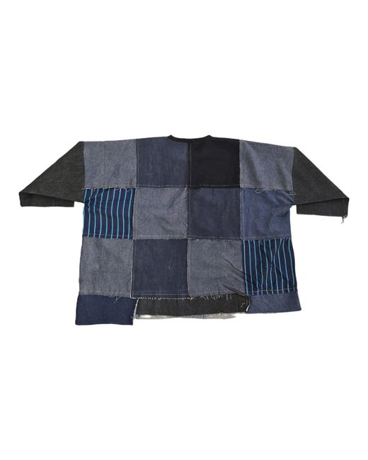 Zasta Studio Blue Fragment Denim Tee for men