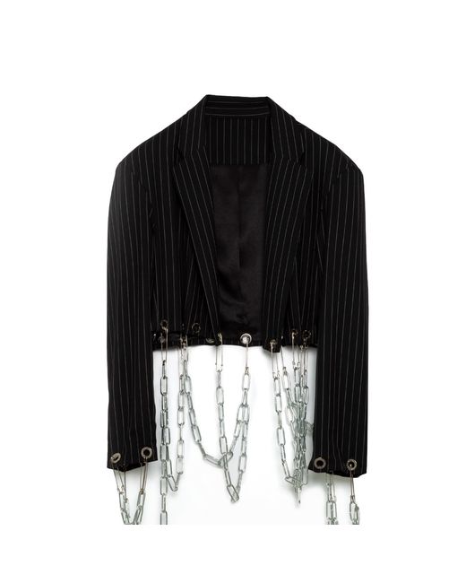 Paloma Lira Black Chain Blazer for men