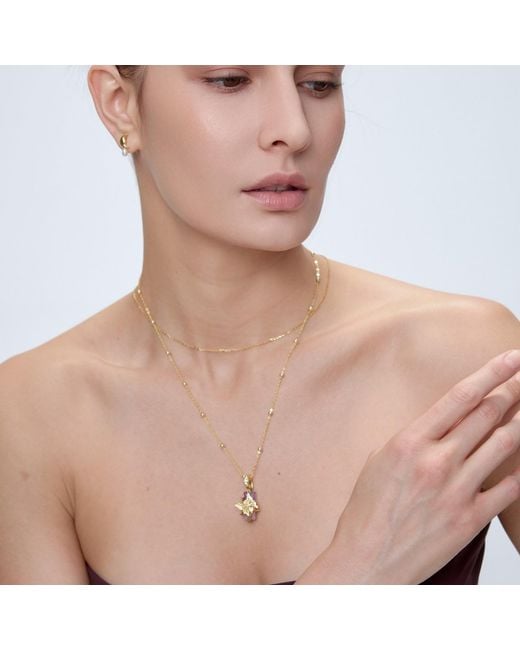 Freqnc Atelier Metallic Twin Butterfly Charm
