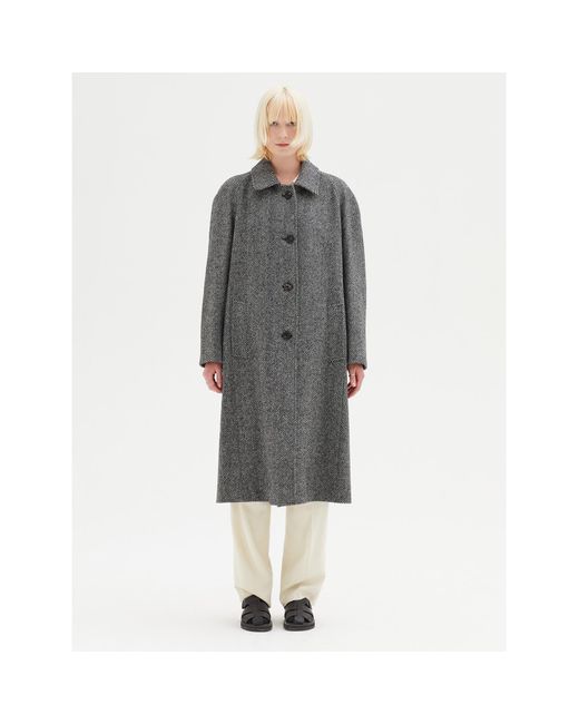 Hegarty Gray Tweed Overcoat