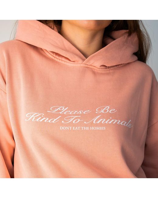 Dont Eat the Homies Pink Be Kind Hoodie for men