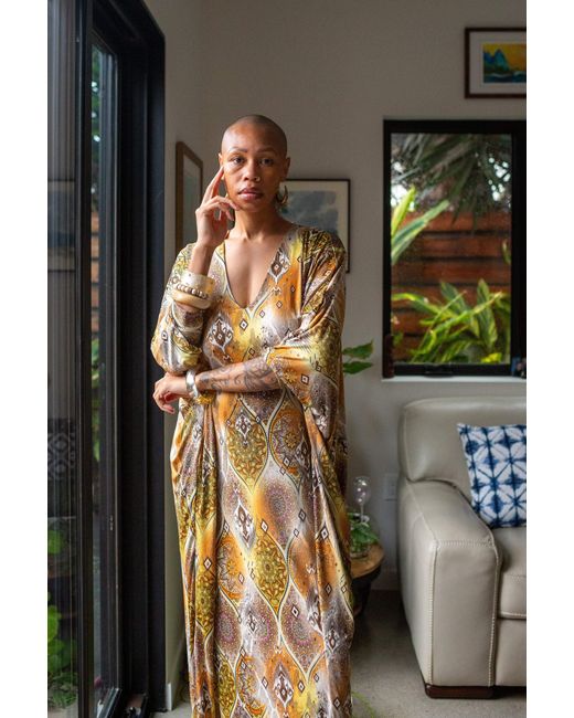 Jennafer Grace Metallic Gracie Caftan