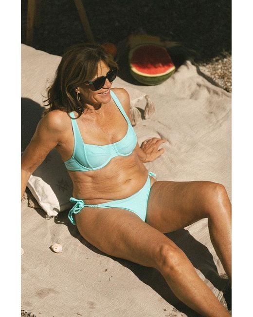 Aqva Swimwear Blue Aqva Tortuga Bikini Bottom
