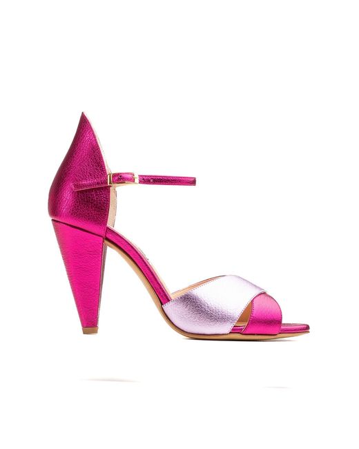 Rosamund Muir London Pink Aurora Metallics Heels