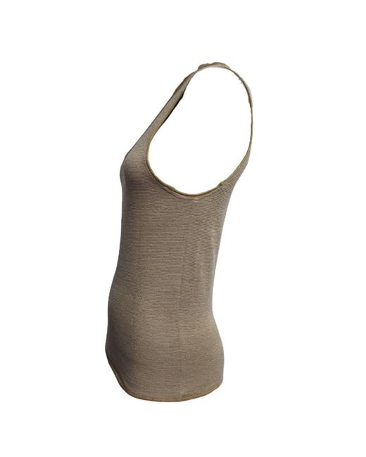 Maria Aristidou Brown Neutrals Arely Tank Top