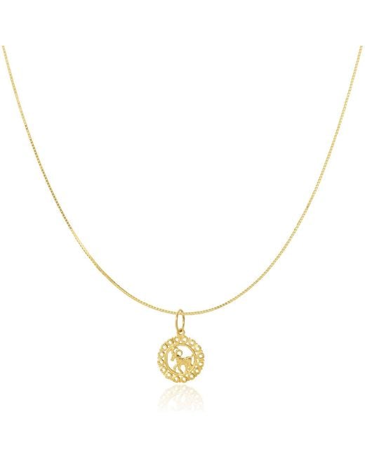 Maya Brenner Metallic Zodiac Necklace