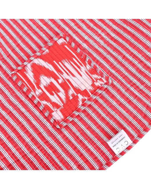 Conscious Yoga Collective Red The Ikat Cotton Tote