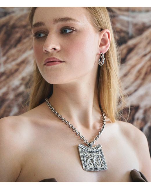 Lovard Metallic Double Eagle Necklace