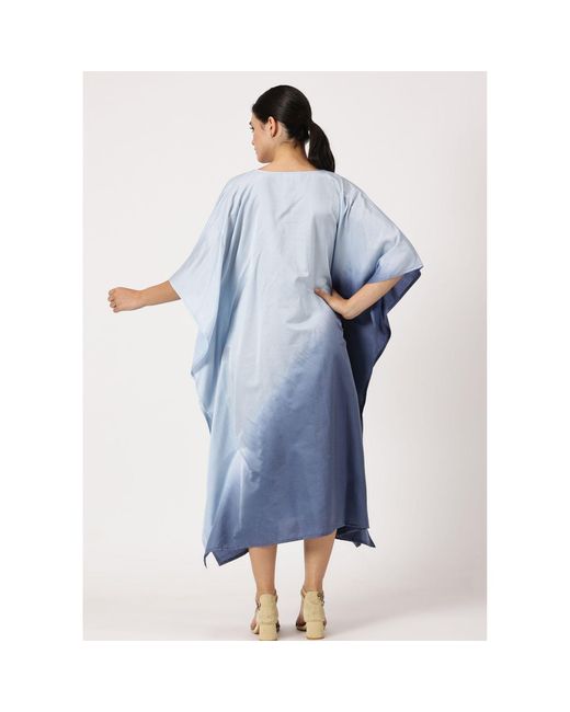 Heritagemoda Blue Ombré Kaftan