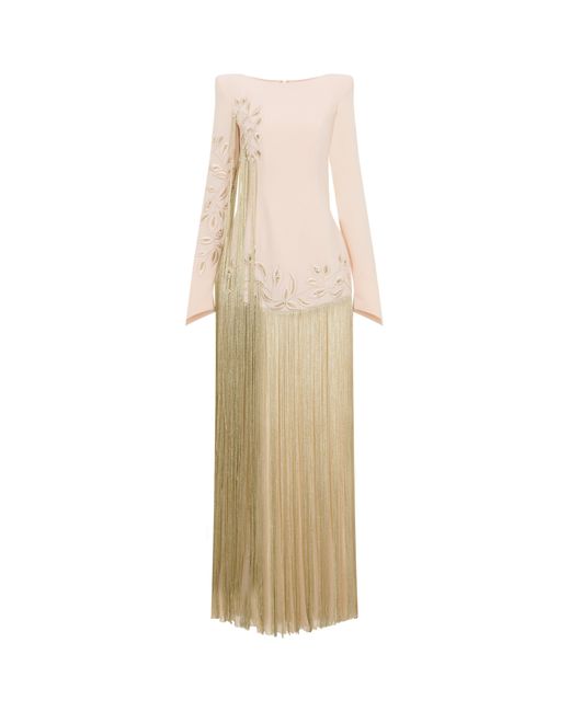 Tuba Ergin White Neutrals Blanche Maxi Dress