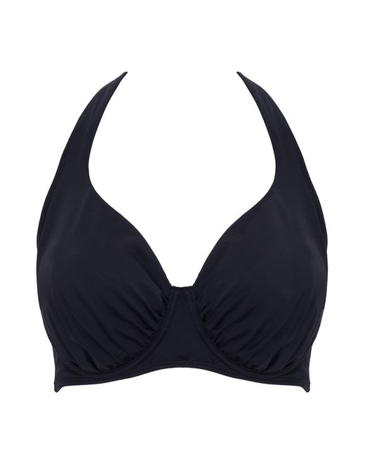 Core Swim Blue Dd+ Halter Bikini Top
