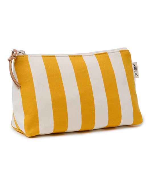 Gyllstad Nora Stripe Palermo Yellow Wash Bag L