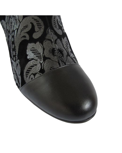 Moon D'elle Black Eclisse Ankle Boots