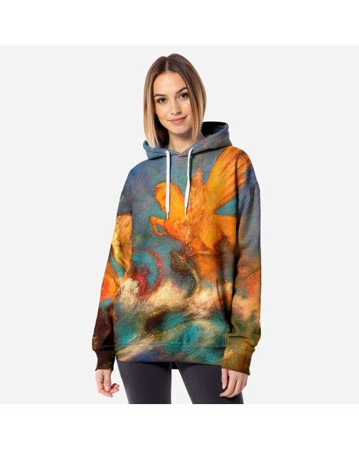 Aloha From Deer Blue Neutrals Pegasus And Andromeda Oversize Hoodie