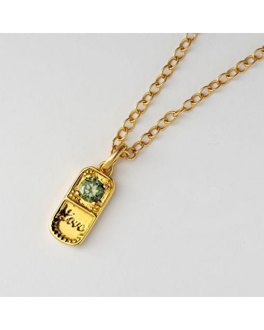 Belinda Jewelz Metallic Peridot Love Pill Charm