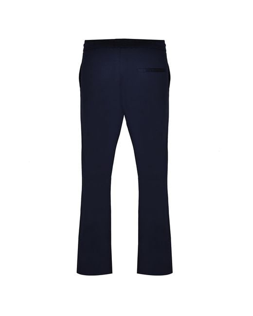 DAVID WEJ Blue Paco Loose Fit Chinos for men