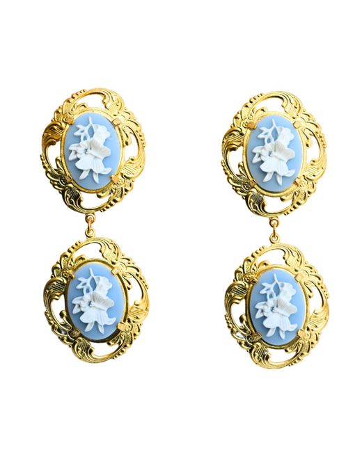 The Pink Reef Blue Double Portrait Cameo Drops In Baby