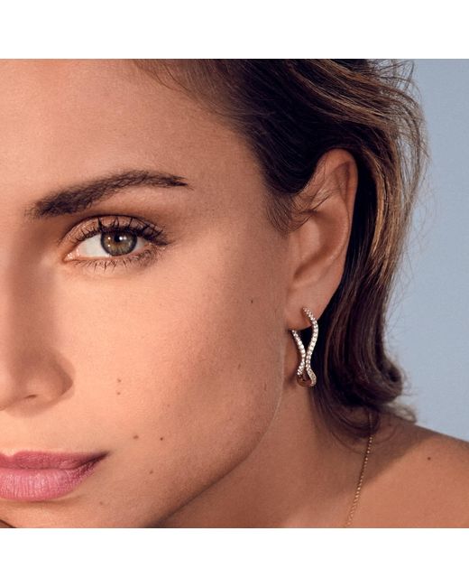 Sif Jakobs Jewellery White Earrings Ellera Waves Pianura