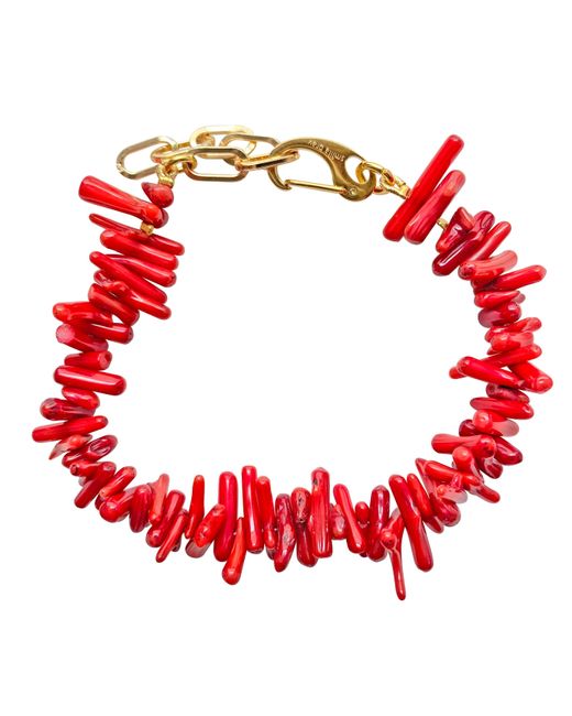 Smilla Brav Red Coral Bracelet Mia