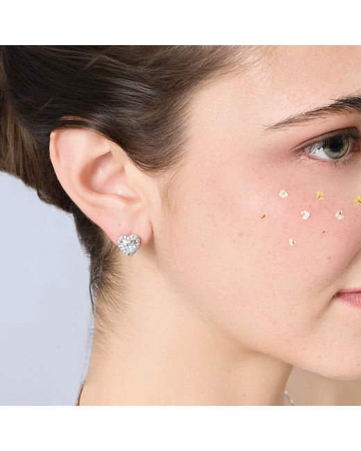 Arte Madrid White Encantador Stud Earrings