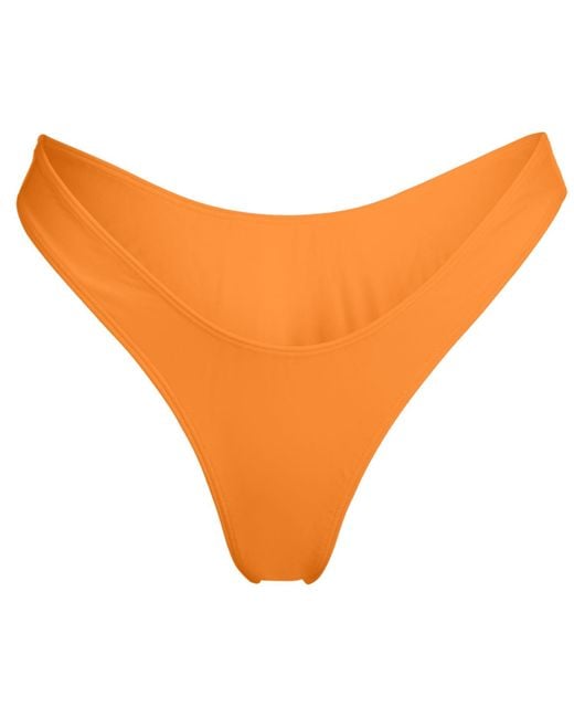 Minimale Animale Orange Wall Street Brief Bikini Bottom