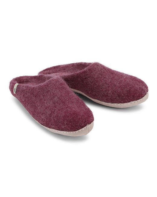 Egos Purple Bordeaux Slipper