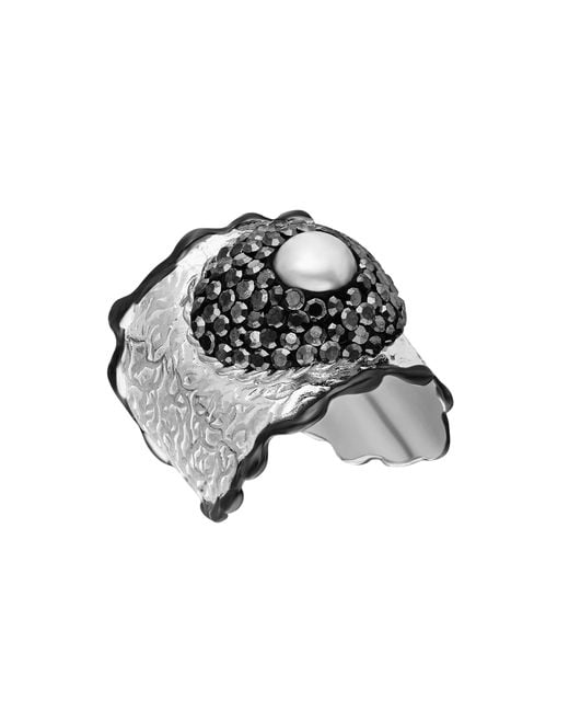 Nowart Jewelry Black Pearl Ring