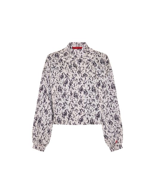 Pcfg Purple The Party Edit Satin Cropped Bomber Jacket