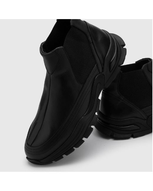 Ilvi Black Bened Leather Boot for men