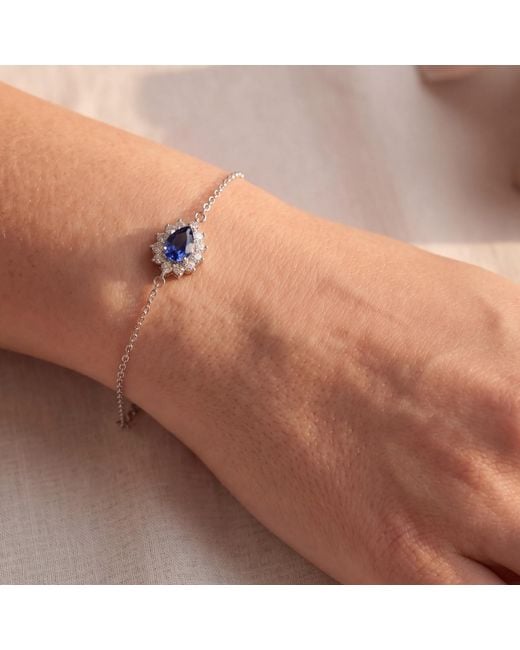 Latelita London Metallic Phillippa Bracelet Tanzanite