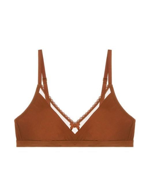 Journelle Brown Neutrals Victoire Bralette Cannelle