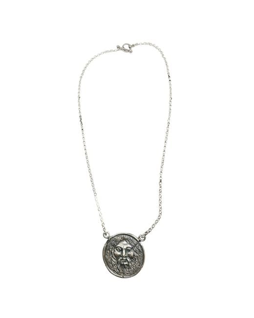 Tg-Jewellery by Tamara Gervasio Metallic La Bocca Della Verità Pendant Necklace – Sterling