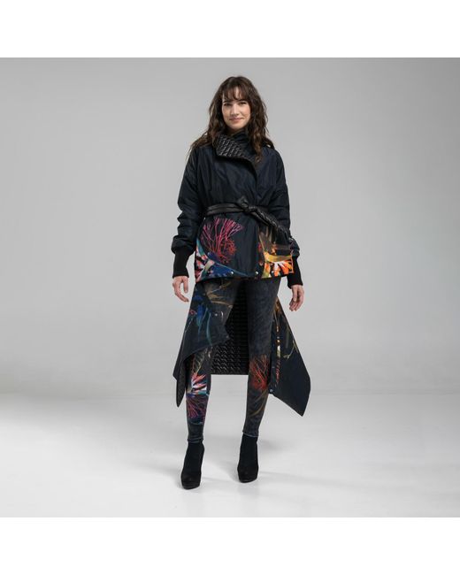 ARTISTA Blue Versatile Reversible Quilted Jacket