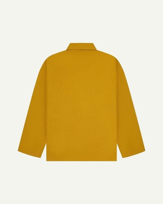 Uskees Yellow Overshirt for men