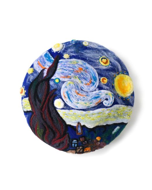 Heartfelt Layers Blue Van Gogh Starry Night