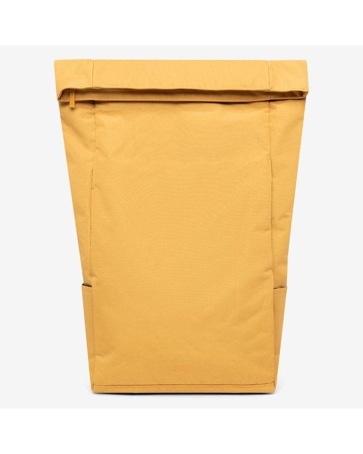 Lefrik Orange Roll Backpack Mustard