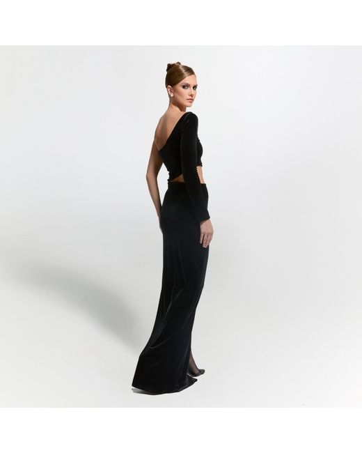 Nur Karaata Black Ritz Rose Dress
