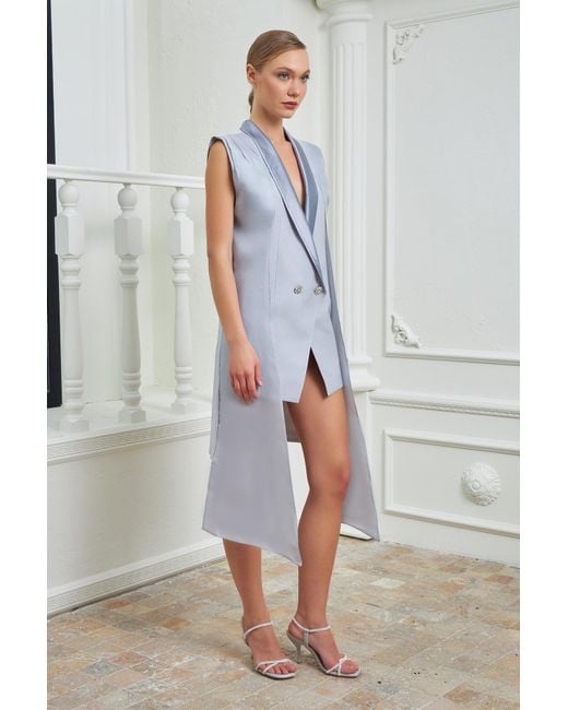 Lumina Eligma Blue The Glider Blazer Dress