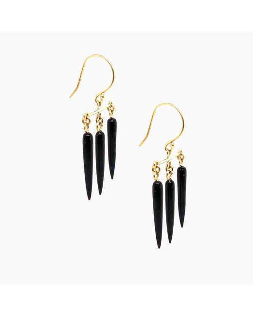 Lori Kaplan Design White Onyx Chandelier Earrings