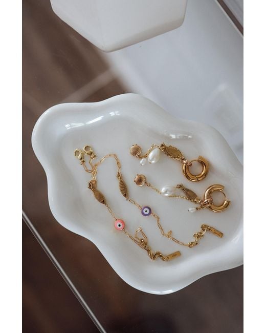 Adriana Pappas Designs Metallic Fisheye Chain Bracelet