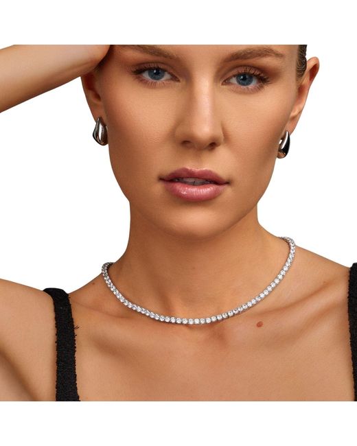 Nialaya Metallic Tennis Choker