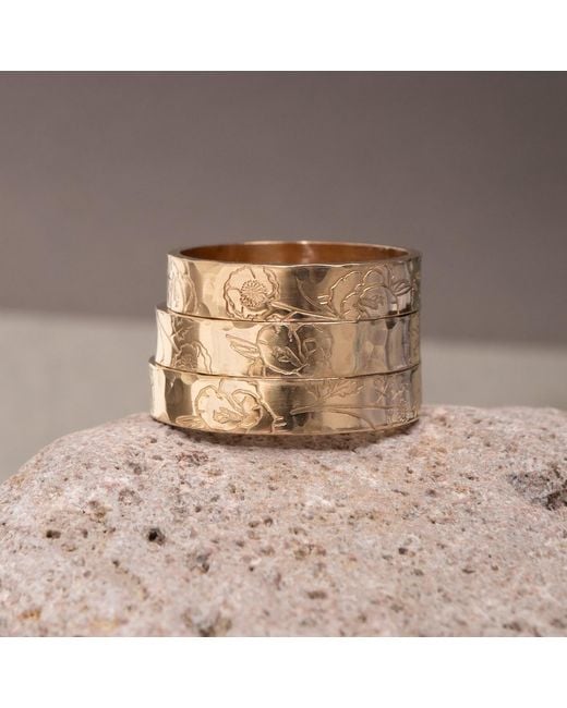Kate Koel Natural August Birth Flower Ring
