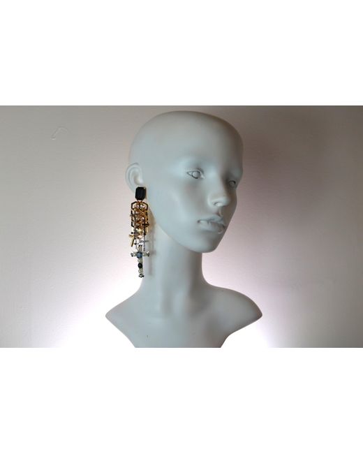 Vicki Sarge Black The Relic Earrings